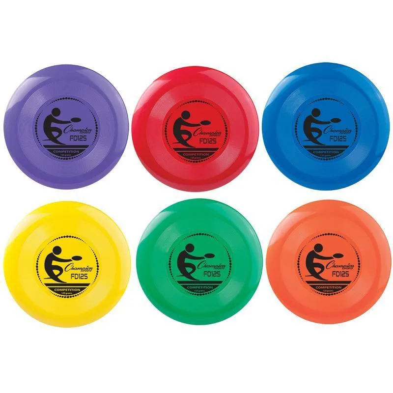 (12 Ea) Plastic Disc Assorted Clrs