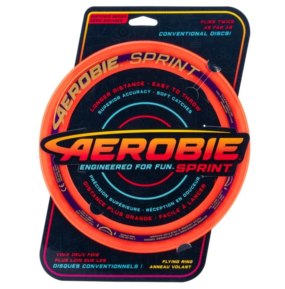 Aerobie 10 Inch Sprint Ring - Orange