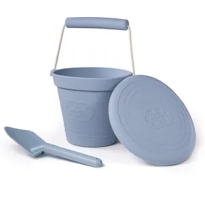 Bigjigs Dove Grey Eco Bucket, Spade and Flyer Set