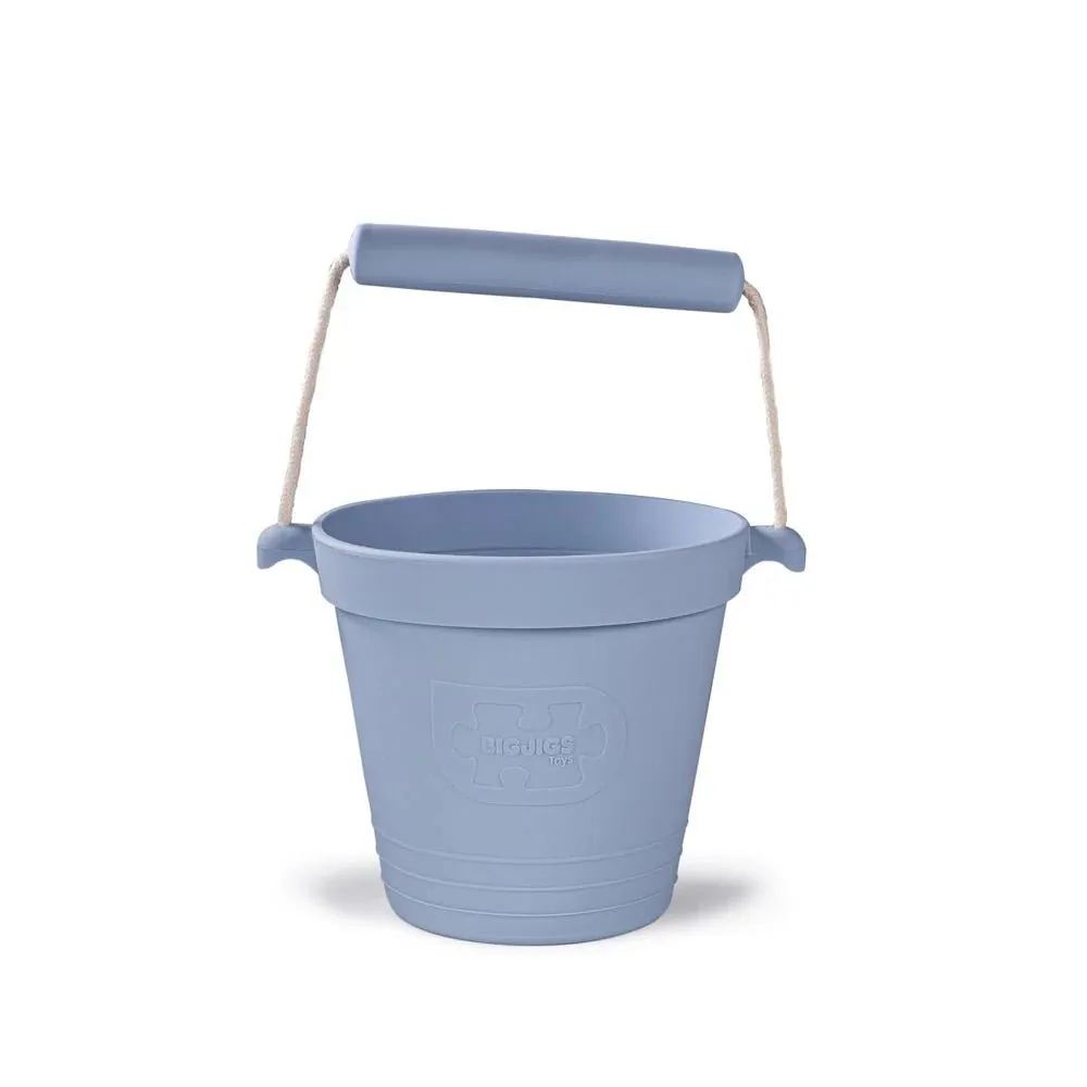 Bigjigs Dove Grey Eco Bucket, Spade and Flyer Set