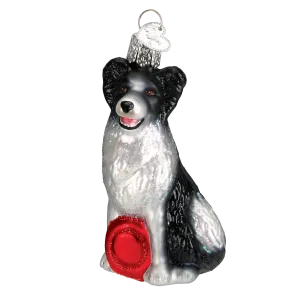 Border Collie Ornament Old World Christmas Ornament 12302