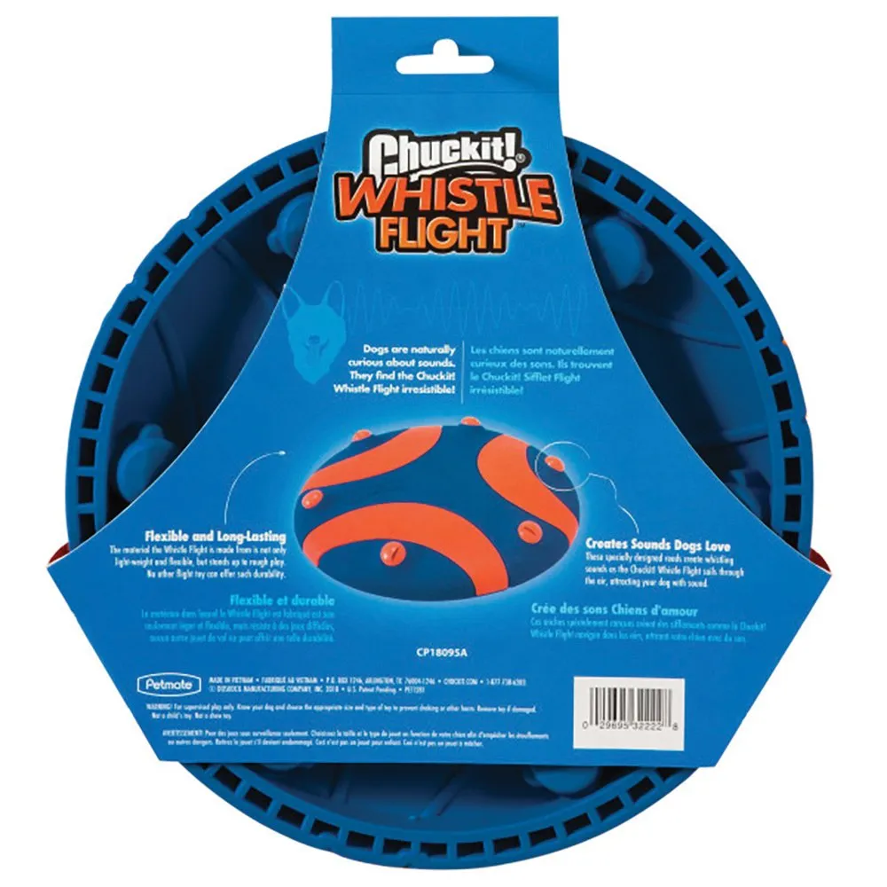 Chuckit Whistle Flight Frisbee Dog Toy