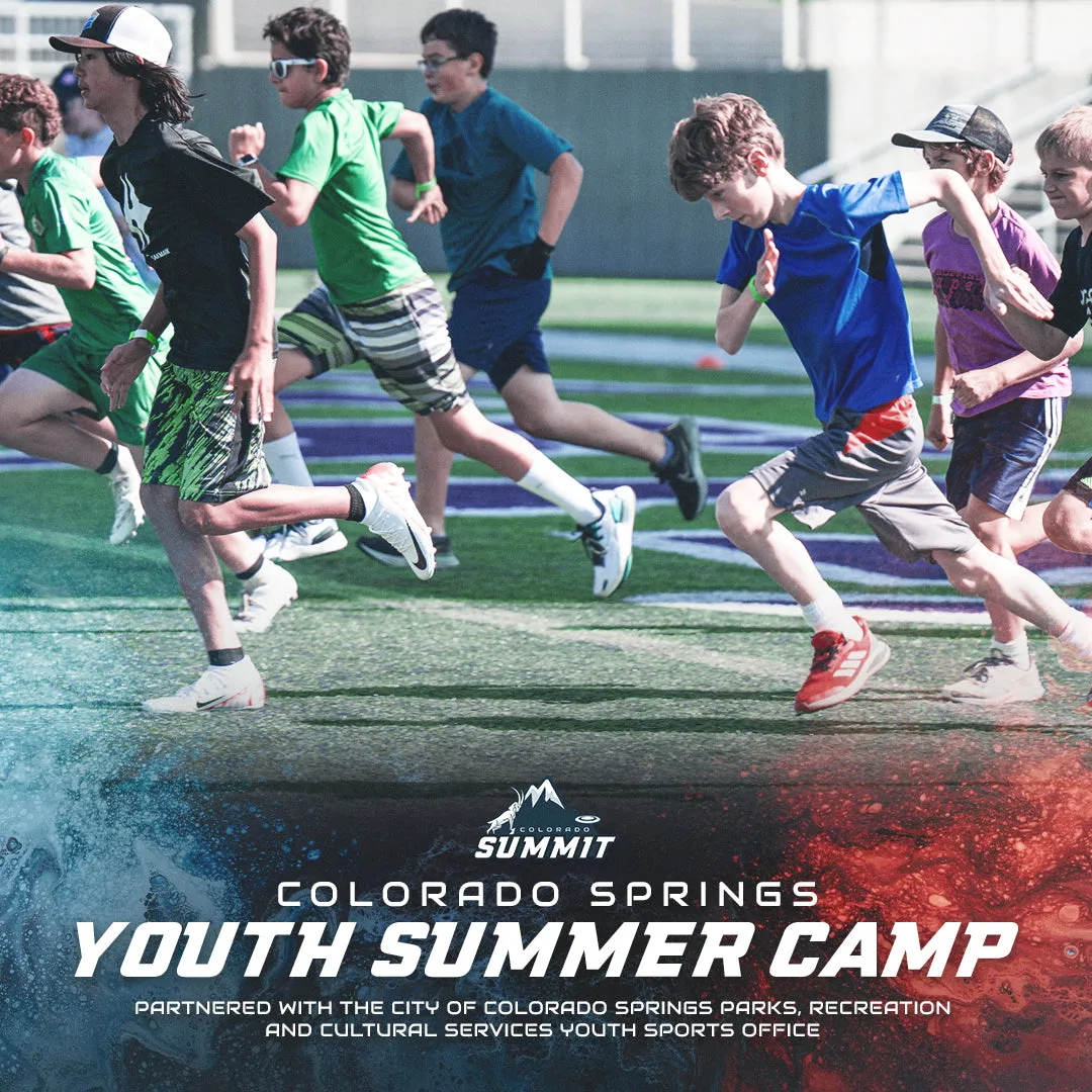 Colorado Summit Youth Ultimate Frisbee Camps with Colorado Springs Parks and Rec