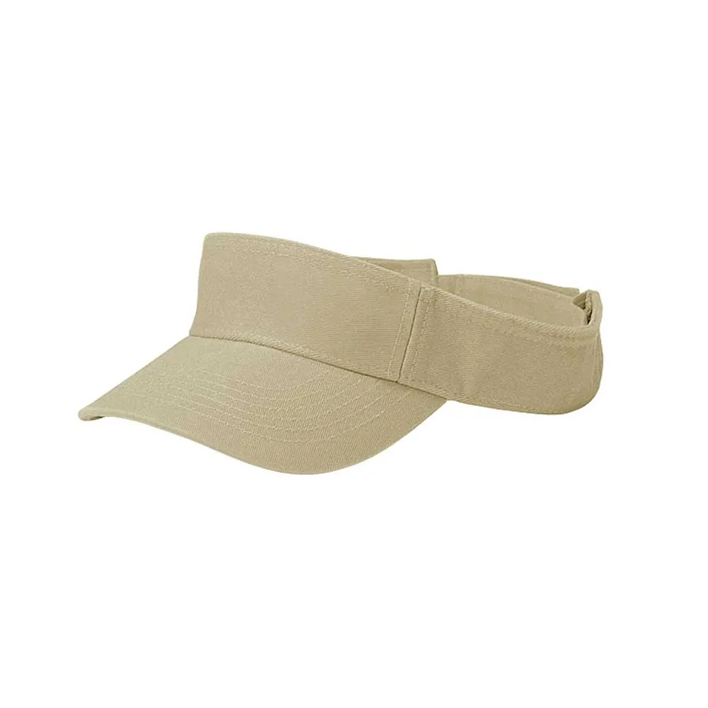 Cotton Twill Washed Visor