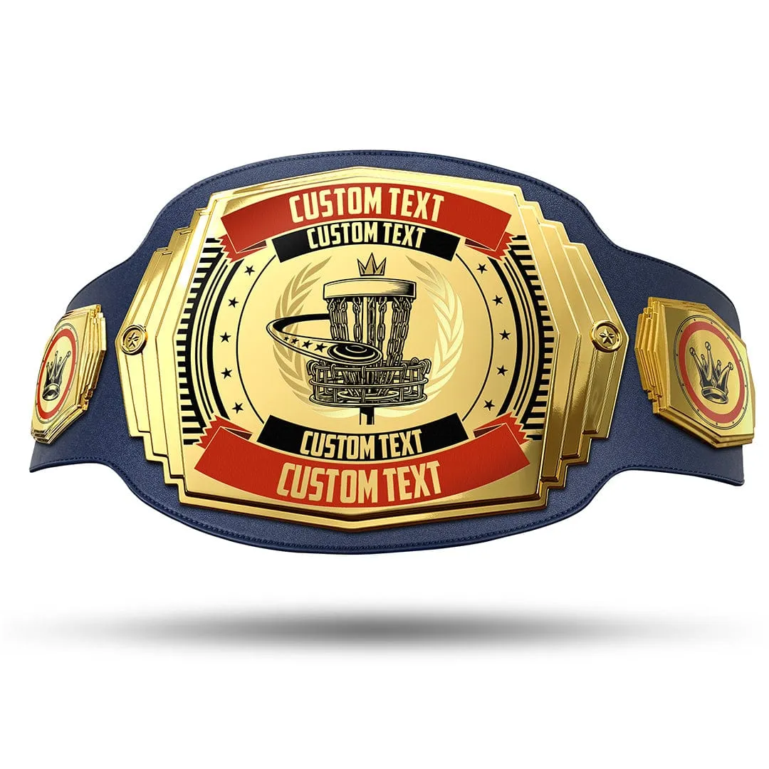 Disc Golf 6lb Customizable Championship Belt