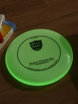 Discboy Ultra-Star Sportdisc-Nite-Glo Frisbee