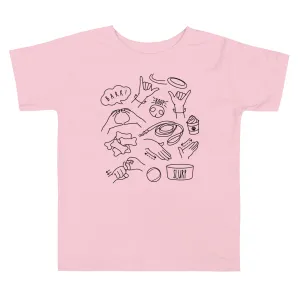 Dog Lovers Toddler Tee (Black Ink)