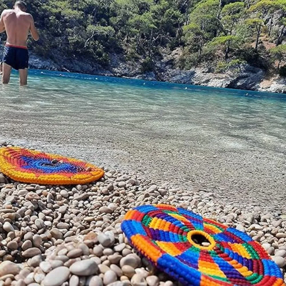 El Grande Hand-Crocheted Frisbee Disc - Caracol