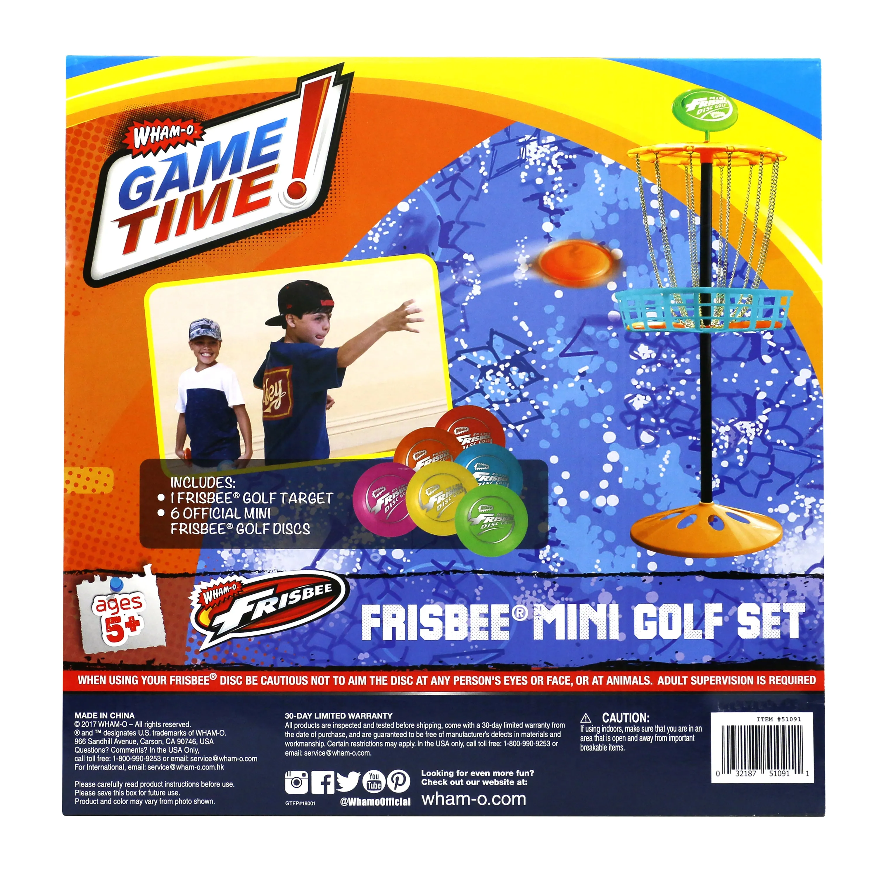 Game Time Frisbee Mini Golf Set