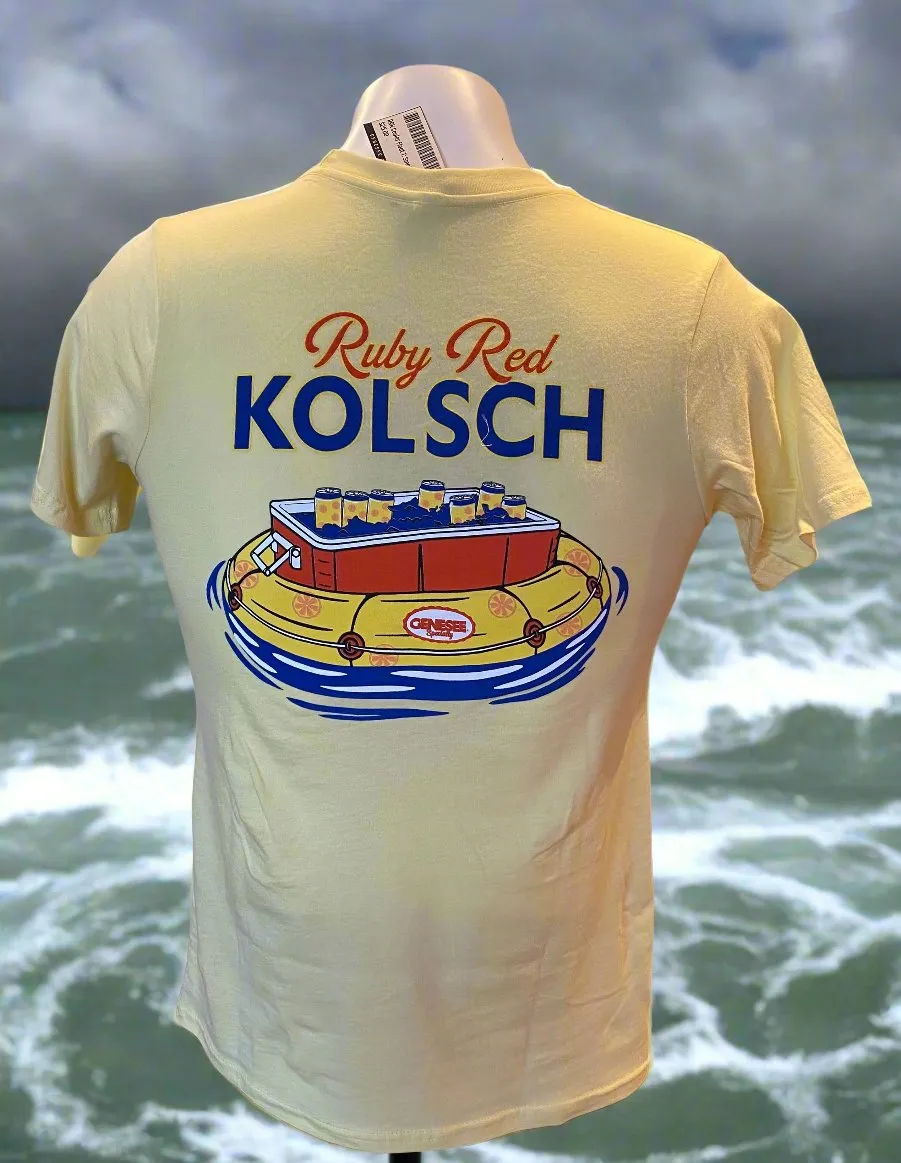 Genesee Ruby Red Kolsch Yellow T.