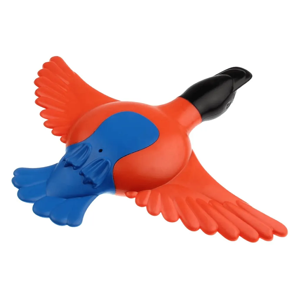 GiGwi Lets Fly Duck Squeaky TPR Toy for Dogs (Orange/Blue)