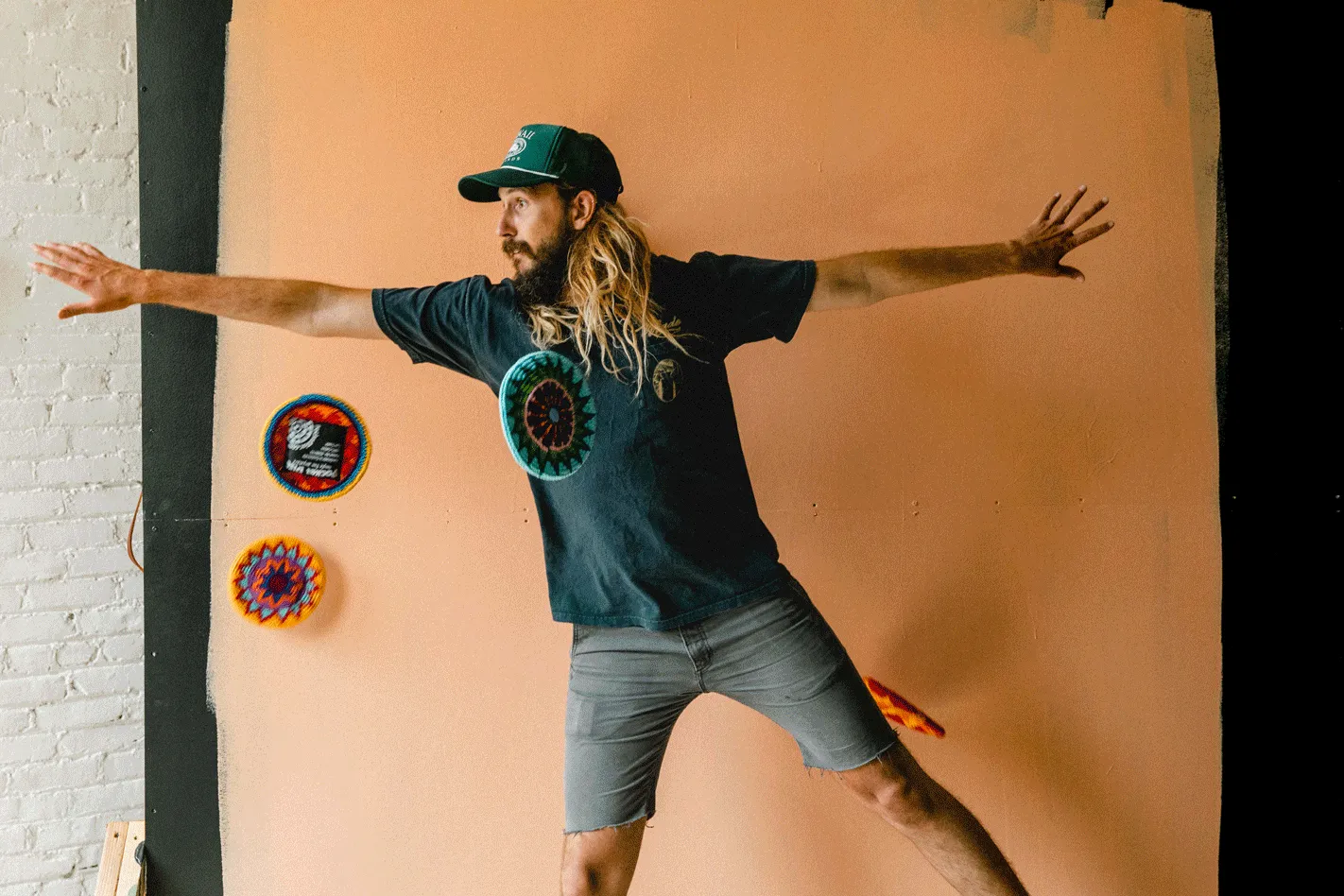 Indoor Hand-Crocheted Frisbee Disc - Huehue