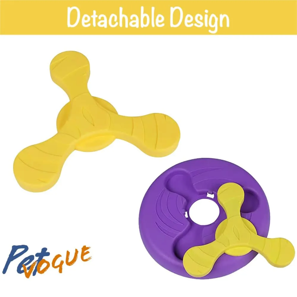 Pet Vogue Disc Toy with Detachable Boomerang for Dogs