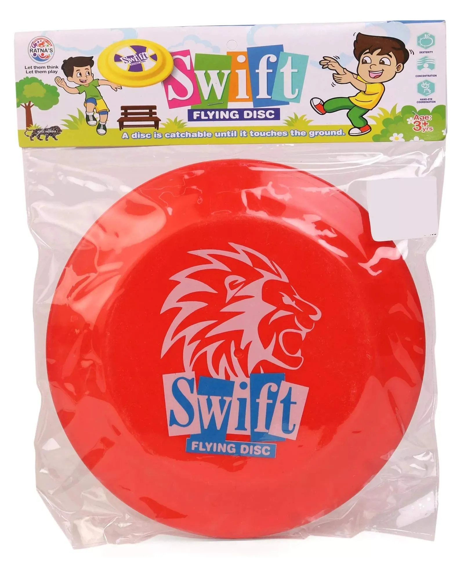 Ratna's Swift Flying Disc Plastic for Outdoor Play Picnic Family Game Toys