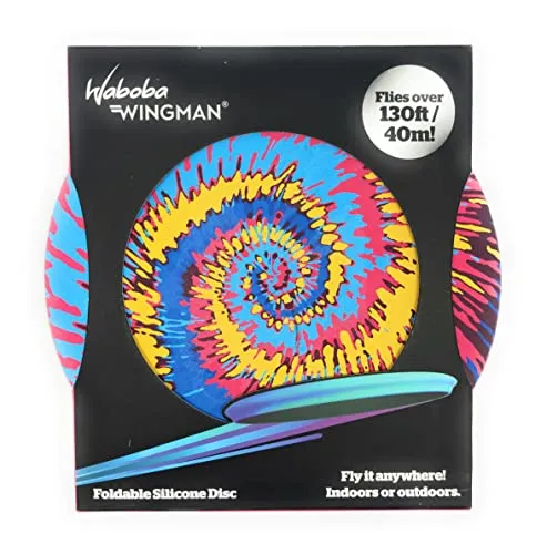 Wabob Wingman Foldable Silicone Throwing Disc - 2 Pack (Assorted Colors)