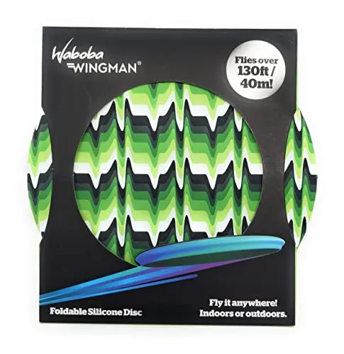 Wabob Wingman Foldable Silicone Throwing Disc - 2 Pack (Assorted Colors)