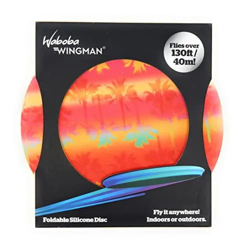 Wabob Wingman Foldable Silicone Throwing Disc - 2 Pack (Assorted Colors)