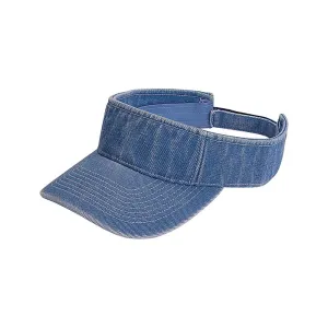 Washed Denim Visor